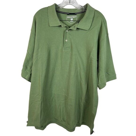 Architect Other - Architect Golf Men's Polo Shirt Size XXL Green *Faded*